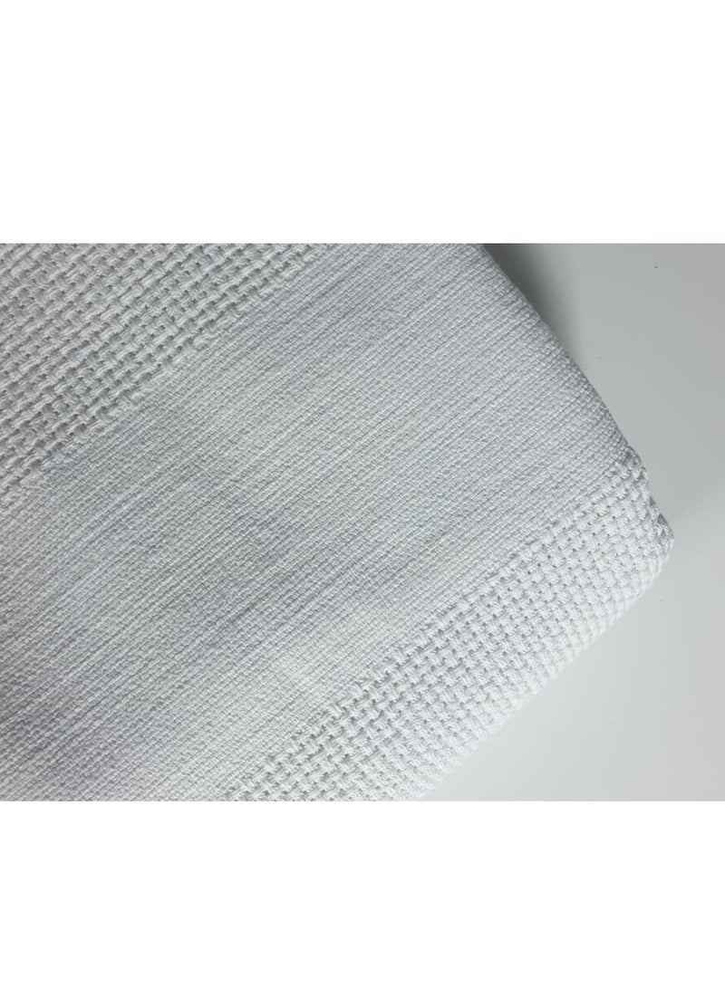 Egyptian cotton blanket, Cotton Soft Waffle Blanket, Breathable Bed Blanket All Season, 190x240cm  - Image 3