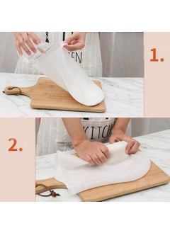 Buffer Large Dough Bag Silicone Transparent Dough Kneading Bag  - Image 4