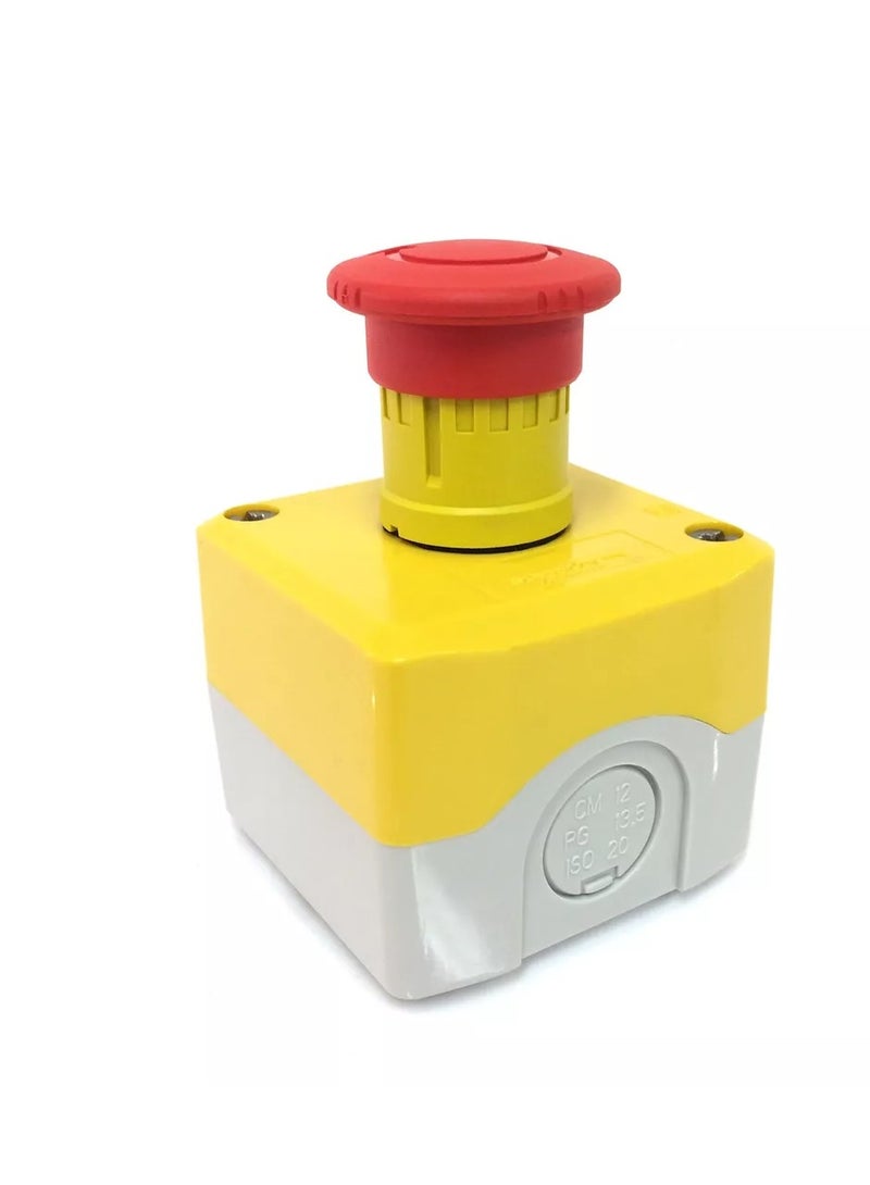 Schneider Electric Surface Mount Emergency Switch is designed for quick access and immediate operation in emergency situations This switch is ideal for various applications in commercial and industrial settings ensuring safety and compliance with electrical standards. - Image 3