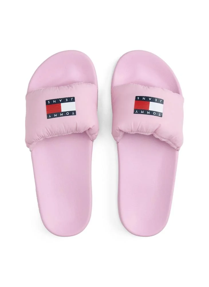 TOMMY JEANS Padded Logo Pool Slides