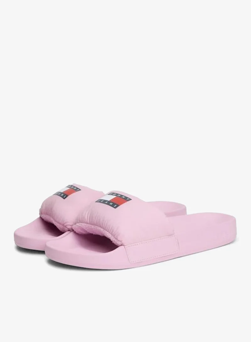 TOMMY JEANS Orchid Thistle Comfy Pool Slide for Women | Best Price UAE
