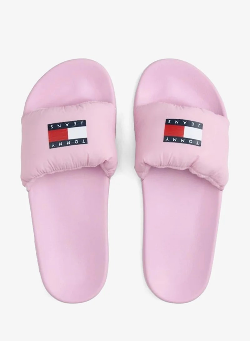 TOMMY JEANS Orchid Thistle Comfy Pool Slide for Women | Best Price UAE