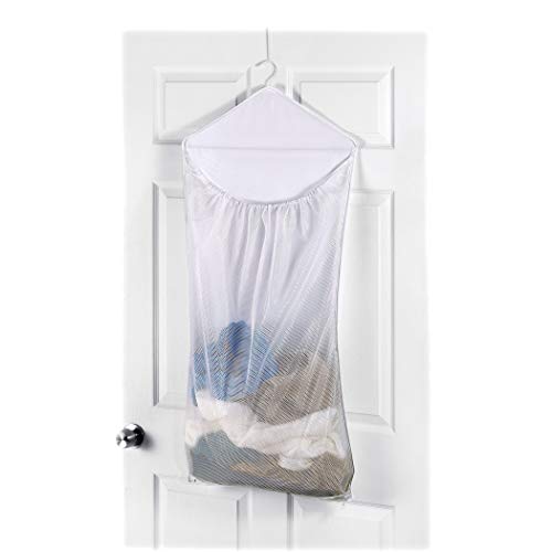 Whitmor OTD Hanging Laundry Hamper, White - Image 2