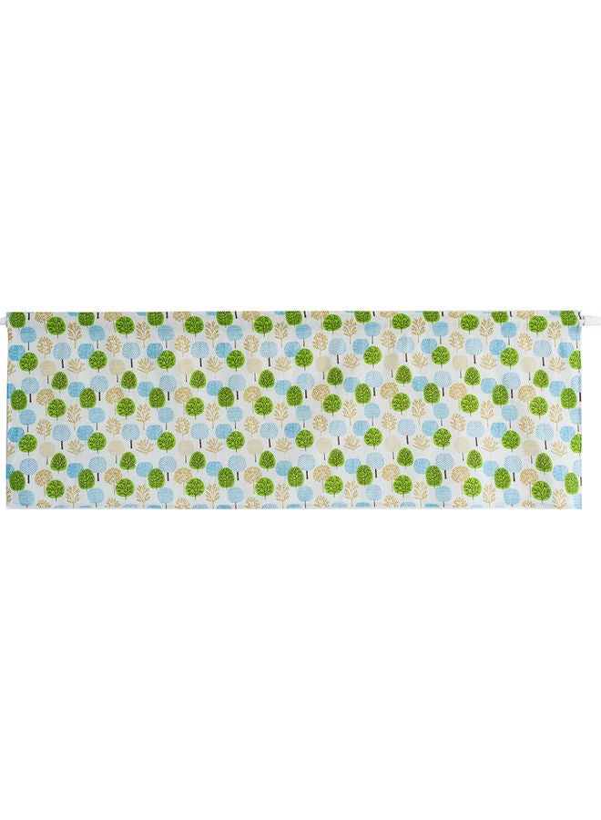 NIBEMINENT Tree Printed Window Valance Multicolour - Image 1