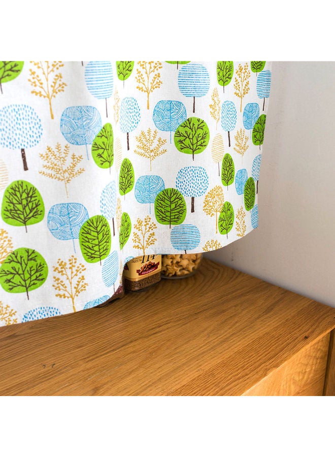 NIBEMINENT Tree Printed Window Valance Multicolour - Image 3