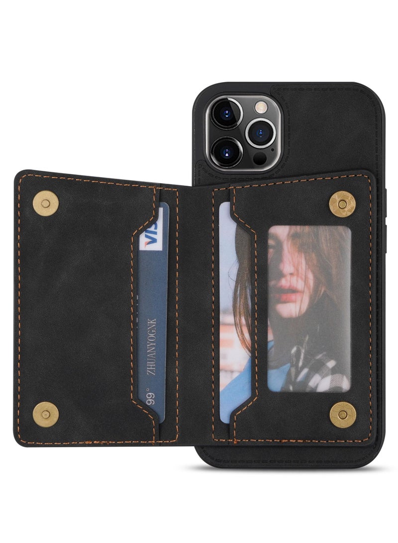 Suteni Back cover iPhone Protective Leather Case - Image 2