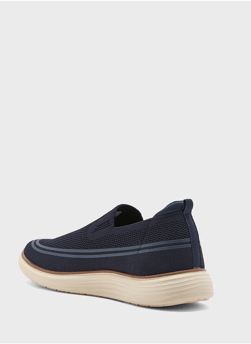 Robert Wood Casual Knitted Slip Ons