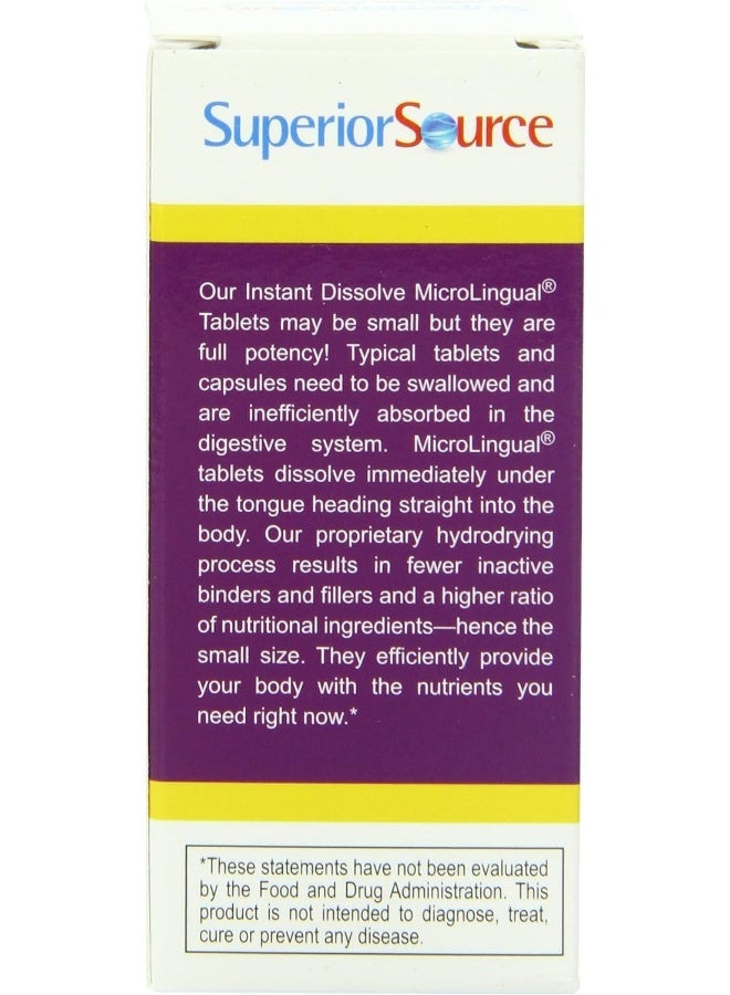 Superior Source B12 Methylcobalamin Tablets for Energy and Heart Health - Image 3