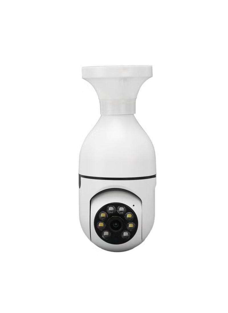 ماركة غير محددة - كاميرا مراقبة WiFi لاسلكية بزاوية 360 درجة أمان عالي - Image 1