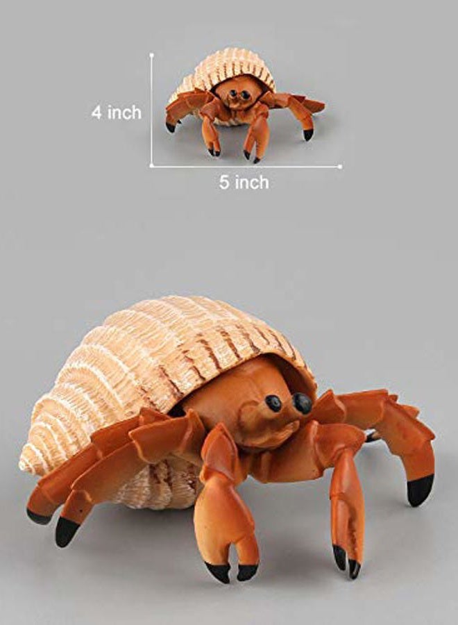 Warmtree Simulated Animals Figurines Realistic Model Plastic Animals Figure (Hermit Crab) - Image 3