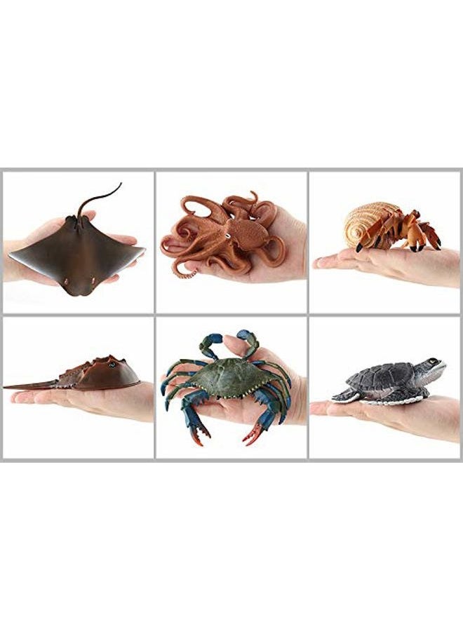 Warmtree Simulated Animals Figurines Realistic Model Plastic Animals Figure (Hermit Crab) - Image 2
