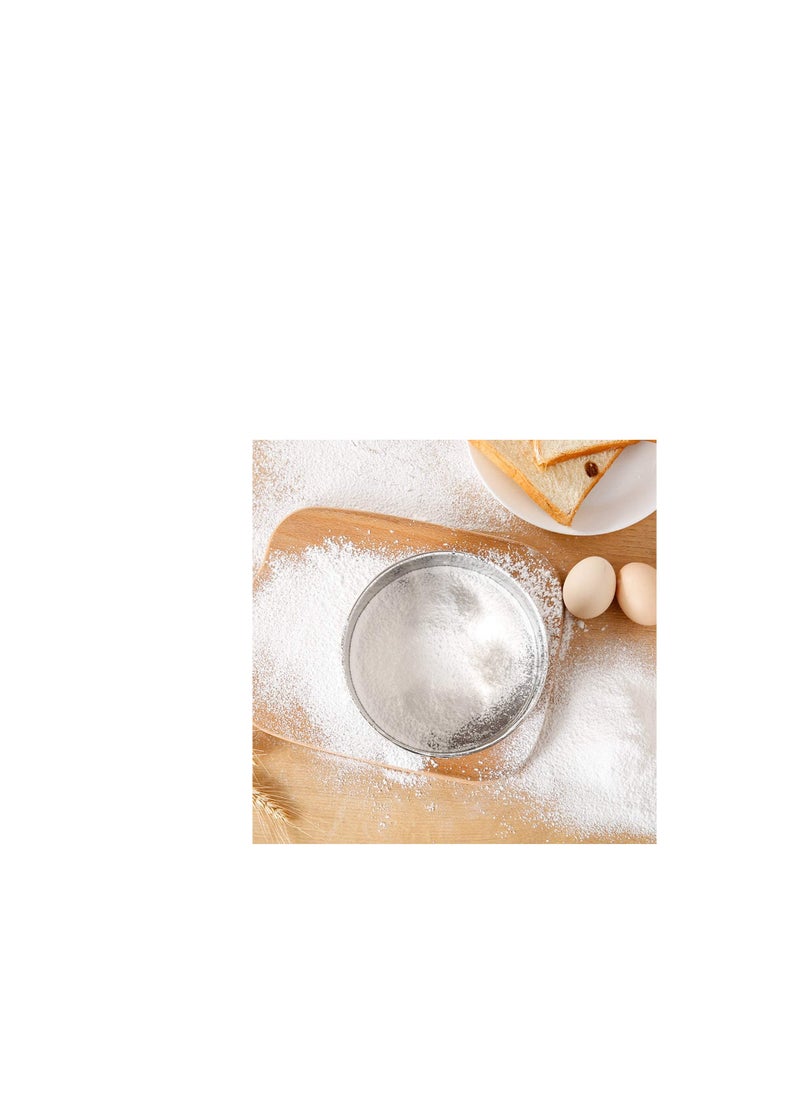 MARKQ Flour Sieve, Set of 6 Stainless Steel Fine Mesh Sifter for Baking Cooking Icing Sugar Strainer, 5.6 Inch, 6.9 Inch, 7.7 Inch, 8.1 Inch, 9.3 Inch, 10.6 Inch  - Image 5