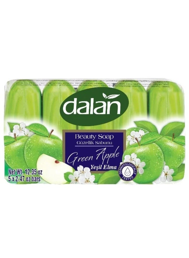 صابون الجمال بالتفاح الأخضر   – 5 × 70 جرام