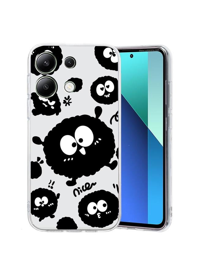 The Bros Case For Xiaomi Redmi Note 13 Pro 5G Colored Drawing Pattern Transparent TPU Phone Case