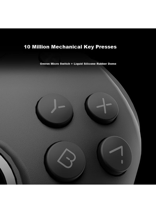 Mobapad Gemini 2nd Gen Hd Flagship Switch Controller Joy-con Switch 2/ns2 One-key Wake Wireless Split Controller Nfc Bluetooth Motion Sensor Silk Song Black - Image 2