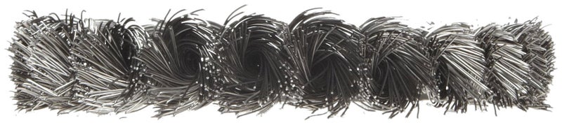 Weiler 08044 4" Standard Twist Knot Wire Wheel, .014" Steel Fill, 1/2"-3/8" Arbor Hole, Made in the USA - Image 2