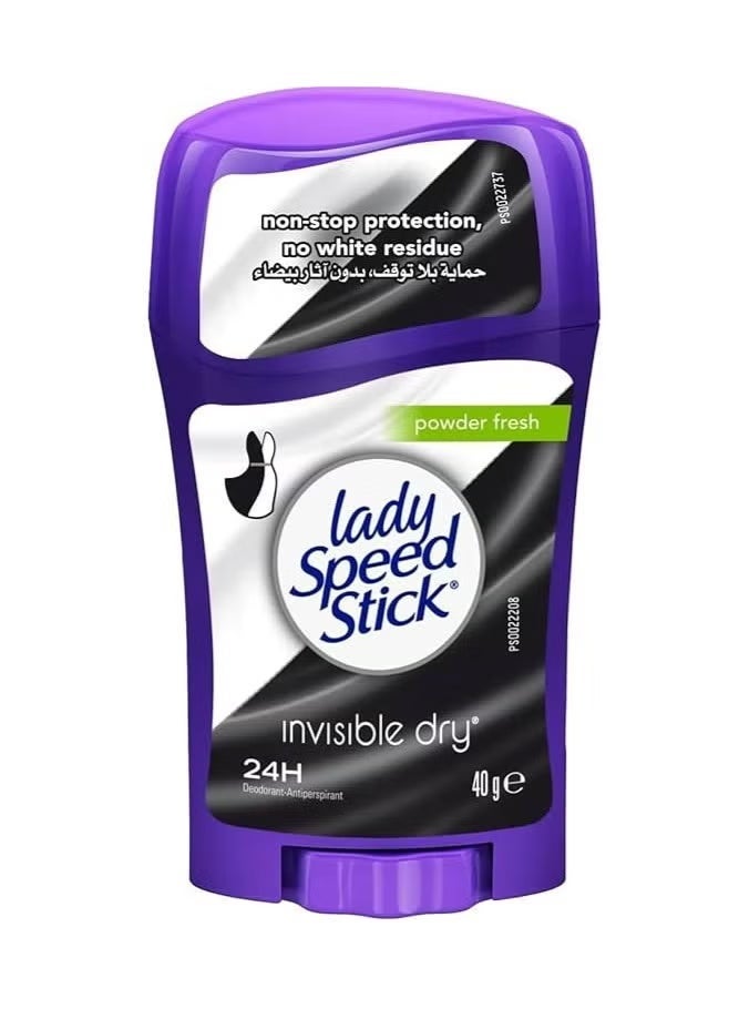 ليدي سبيد ستيك  غير مرئي مزيل العرق 40 جرام - Image 1