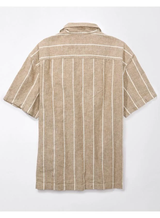 American Eagle Essential Button-Up Poolside Shirt