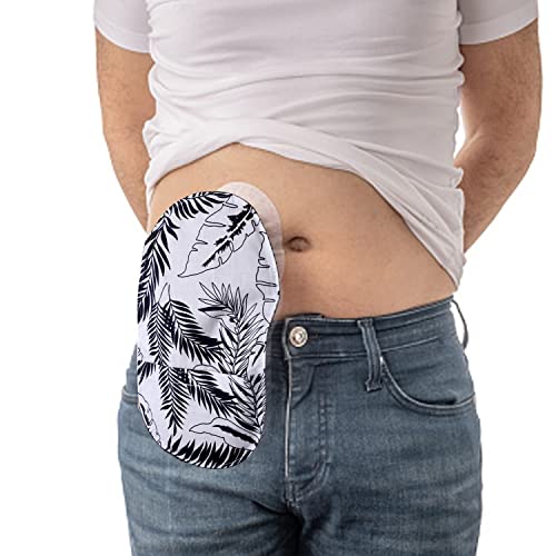GLUKIEWT أغطية أكياس الأستومي GLUKIEWT - 3 قطع أغطية أكياس القولون، تقلل من الروائح، أغطية أكياس الأستومي بفتحة دائرية 3 بوصات للرجال أو النساء، إيليوستومي، قابلة للغسل - Image 3