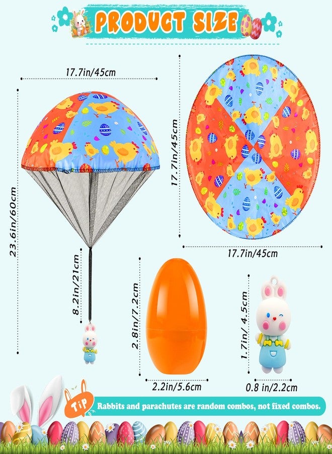 CPSYUB Easter Basket Stuffers Toys for Kids: Prefilled Easter Eggs Stuffers with Parachute Toys for Kids - Easter Egg Fillers Ideas Gifts Outdoor Games for 4 6 8 10 12 Year Old Boys Girls (6 Pack) - Image 4