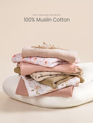 Termichy Baby Lounger Cover Muslin: Soft Cotton Slipcover for Snuggle Me Lounger - Removable & Machine Washable for Daily Use - Zipper-Free & Skin-Friendly for Newborn Girls and Boys - Image 4