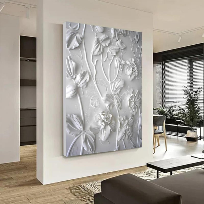 Marktna One piece of printed canvas wall art in the style of a plaster painting with a hollow frame, measuring (50×70). - Image 2