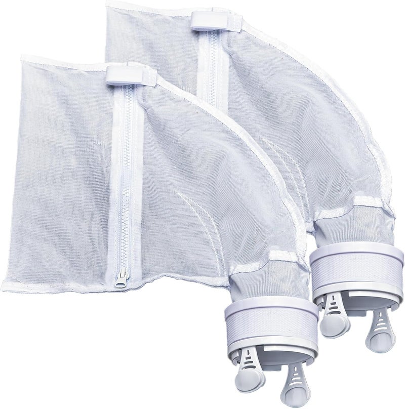 JamBer Nylon Mesh Pool Cleaner Bags,Bag Zipper Replacement for Polaris 280 & 480 Pool Cleaner All Purpose filter Bag for 280 Polaris Replacement Bags,Pool Cleaner Replacement Part K13 K16, 2 pack - Image 1