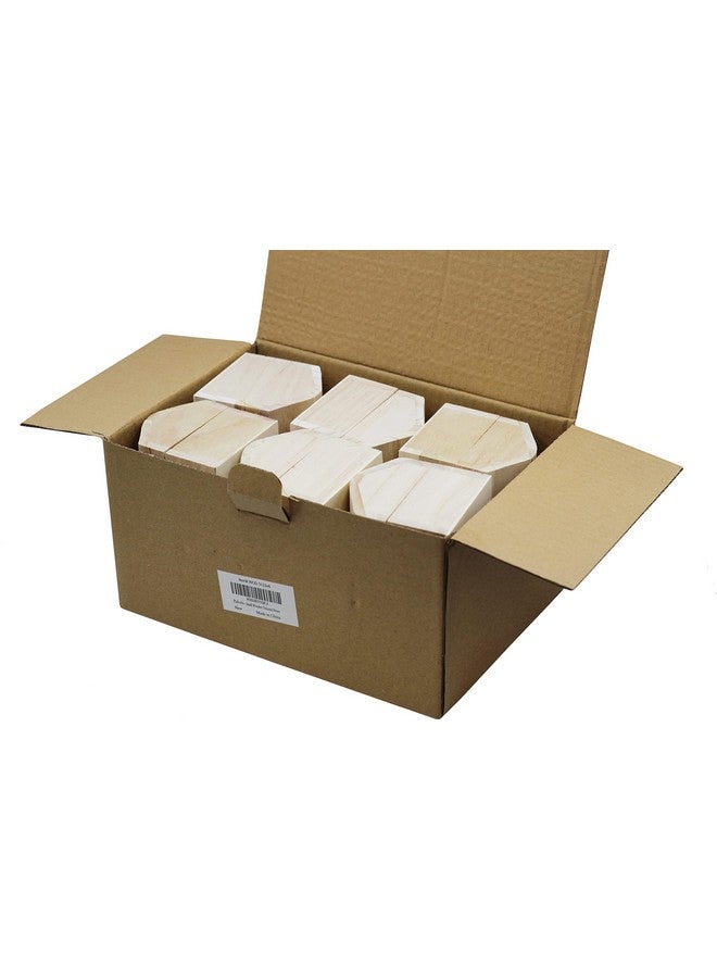 كرييتف هوبيز مجموعة مكونة من 6 قطع جاهزة لتزيين صندوق توفير صندوق كنز خشبي مزود بفتحة للعملات المعدنية وغطاء مفصلي ومشبك أمامي قابل للقفل، صناعة يدوية - Image 5