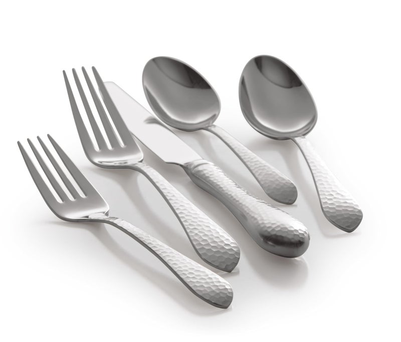 Reed & Barton Reed And Barton 9690805 Hammered Antique 5Pc Flatware Place Setting - Image 2