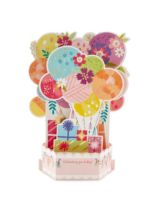 Hallmark Paper Wonder Musical Pop Up Birthday Card (Mylar Balloon Explosion Plays Happy Birthday) - Image 3