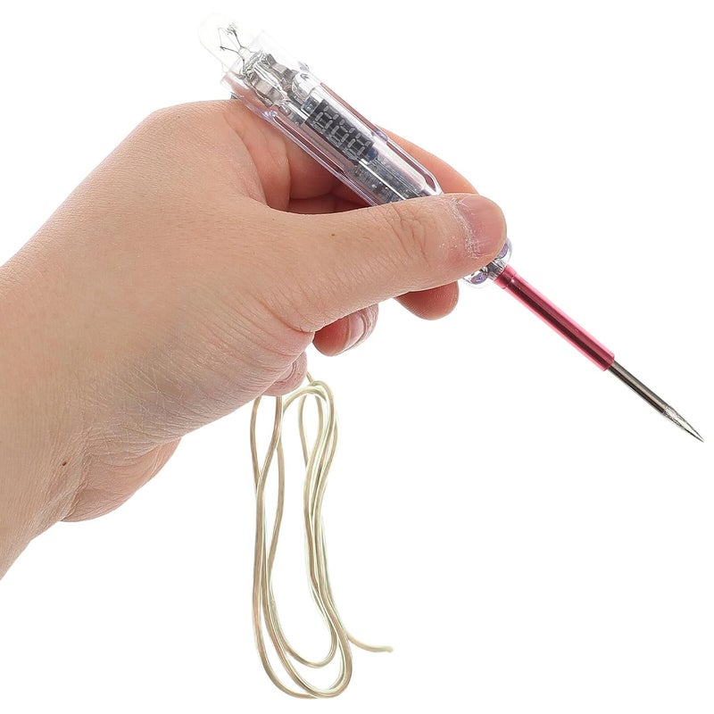 Automotive Test Light Car Circuit Tester Voltage Digital Pen with Polarity Indicator Multi-Function Electrical Power Tester Pen for Auto Fuse and Wire Detection - Image 4