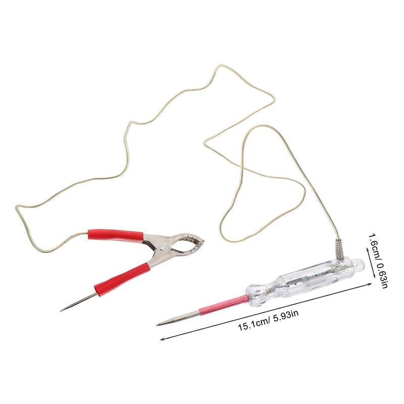 Automotive Test Light Car Circuit Tester Voltage Digital Pen with Polarity Indicator Multi-Function Electrical Power Tester Pen for Auto Fuse and Wire Detection - Image 2