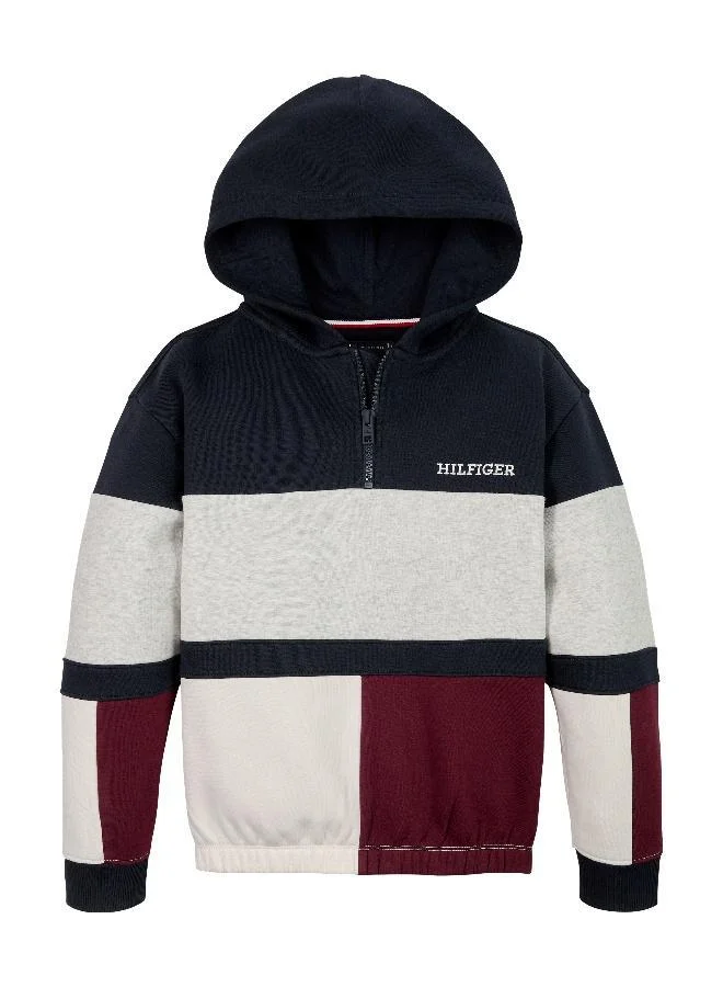 TOMMY HILFIGER Youth Colorblock Hoodie