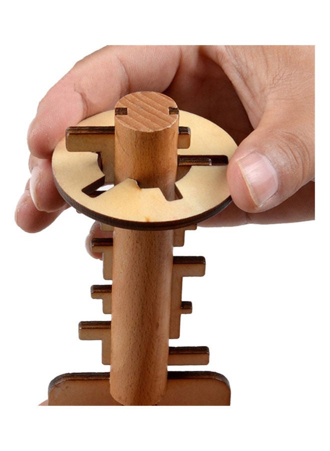 NIBEMINENT Wooden Kong Ming Luban Lock Brain Teaser - Image 2