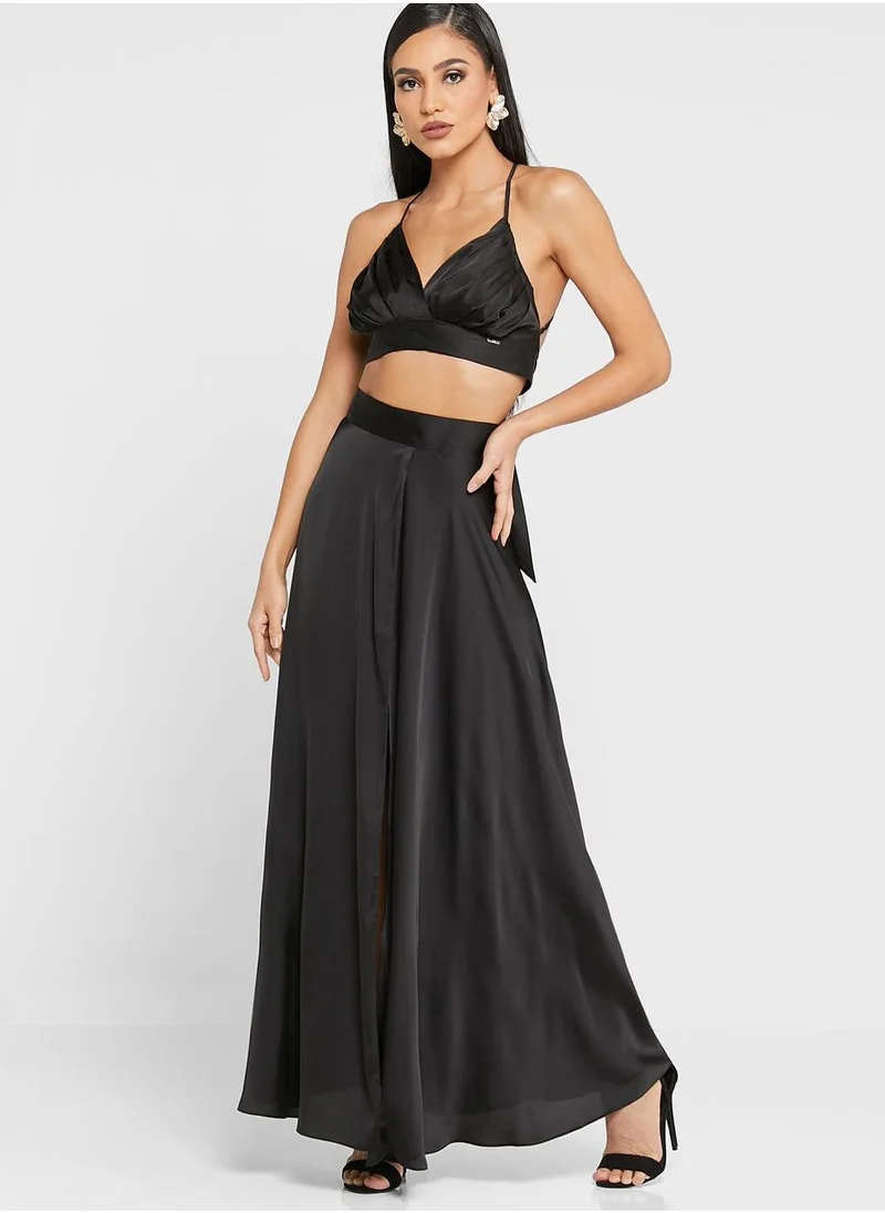 Anita's Cami Crop Top & Front Split Maxi Skirt Set