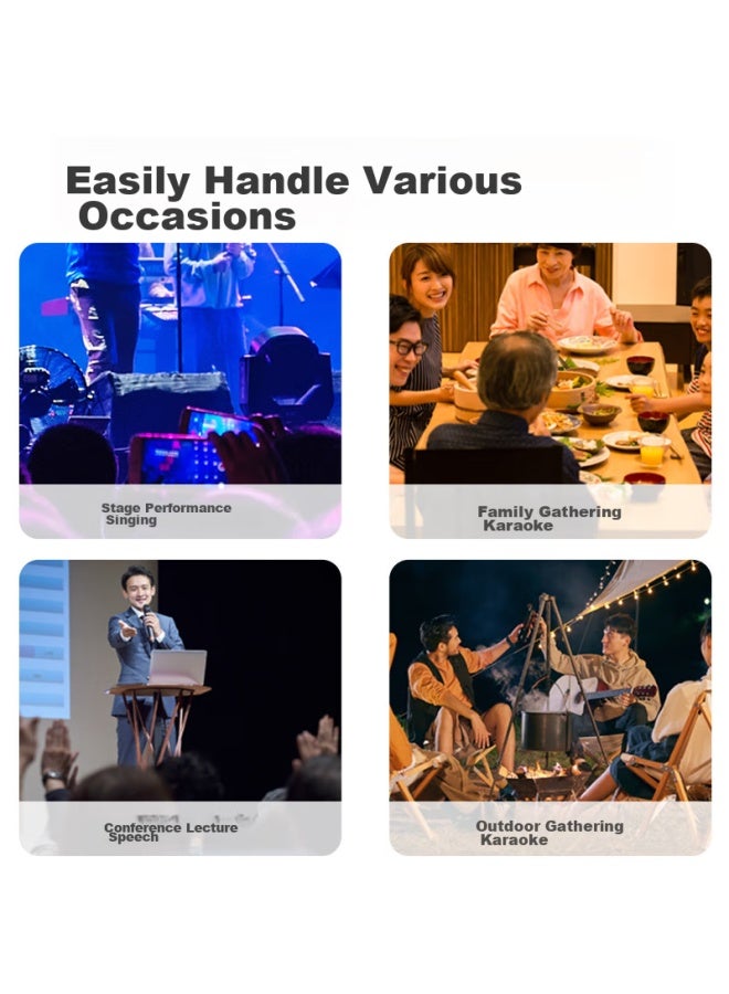 The Good Shepherd Good Shepherd Rechargeable Wireless Microphone, Universal Microphone For Home Ktv, Professional Singing, Stage Hosting, Lecturing, Karaoke, Meetings, Outdoor Speakers, Amplifier, Fm Receiver, Universal - Image 5