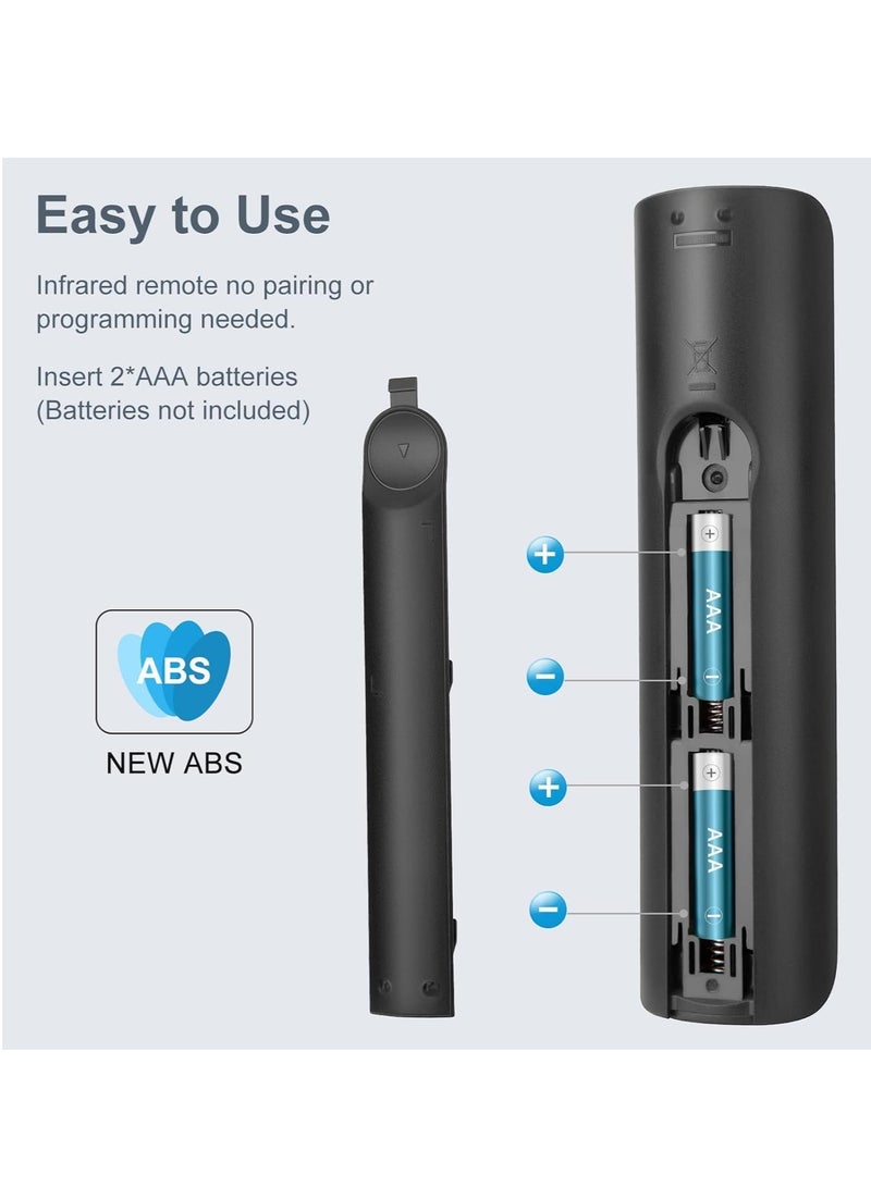 ELTRAZONE (2 Pack) Universal Remote Control for Smart TV – Compatible with LED, LCD, HDTV, and 4K Smart TVs | No Setup Required | Easy-to-Use Replacement Remote with Long-Range Infrared Signal | Durable, Ergonomic Design, Perfect for Multiple Devices - Image 5