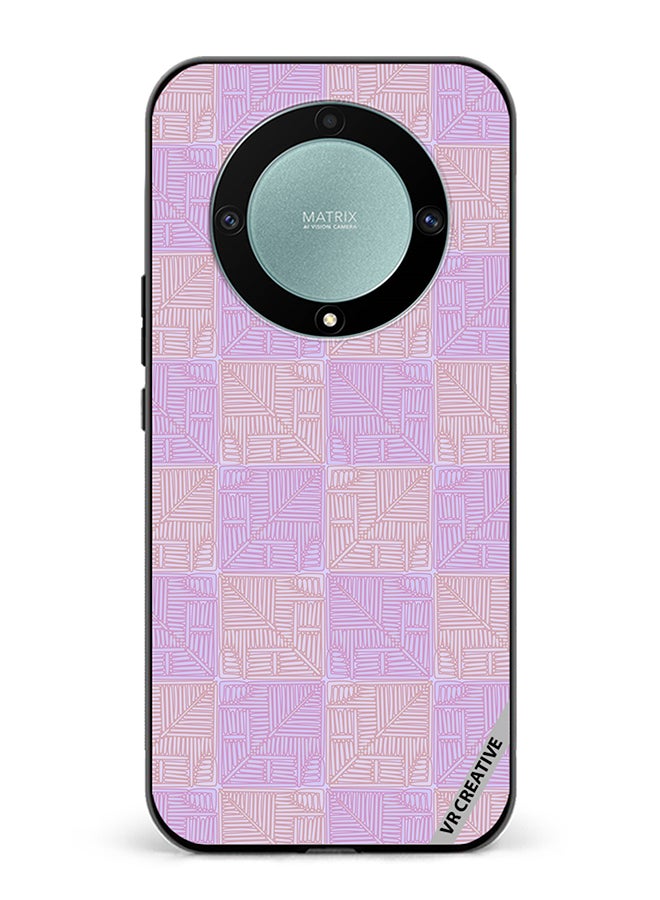 VR CREATIVE Protective Case Cover For Honor X9b Beige And Purple Shades Design Multicolour - Image 1