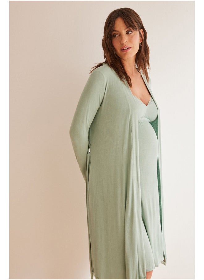 women'secret - رداء الحمل المضلع - Image 1