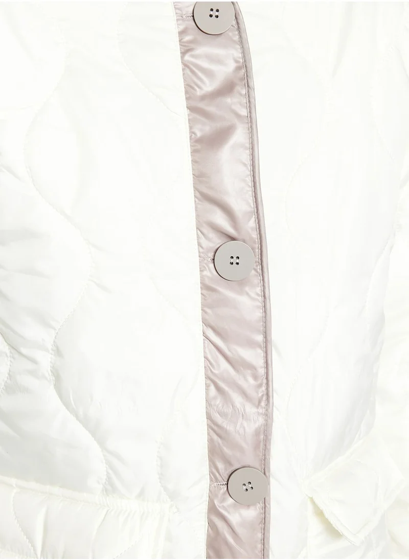trendyol Pocket Detail Quilted Jacket