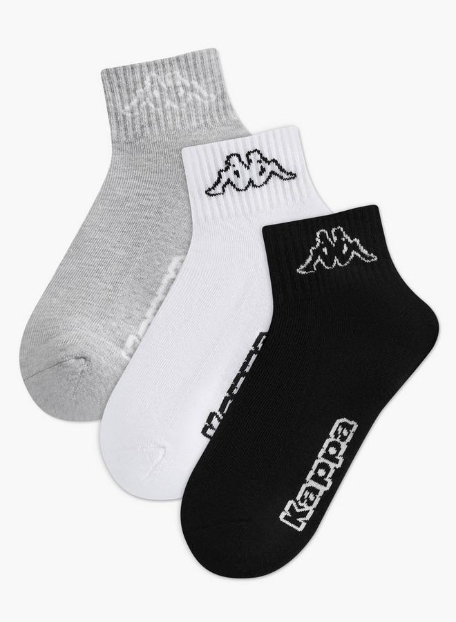 Kappa Pack of 3 Quarter Crew Length Socks - Image 1