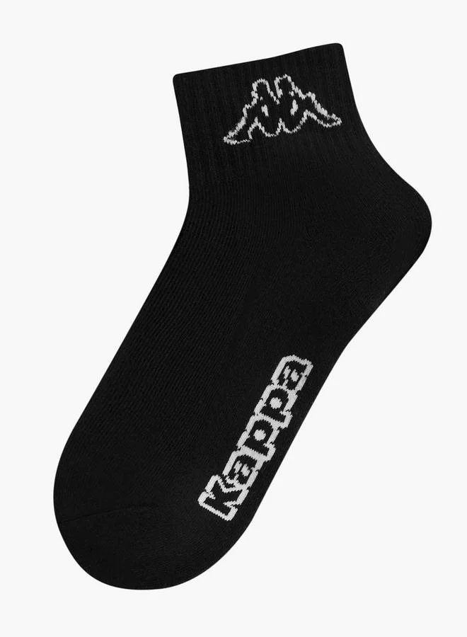 Kappa Kappa Pack of 3 Quarter Crew Length Socks