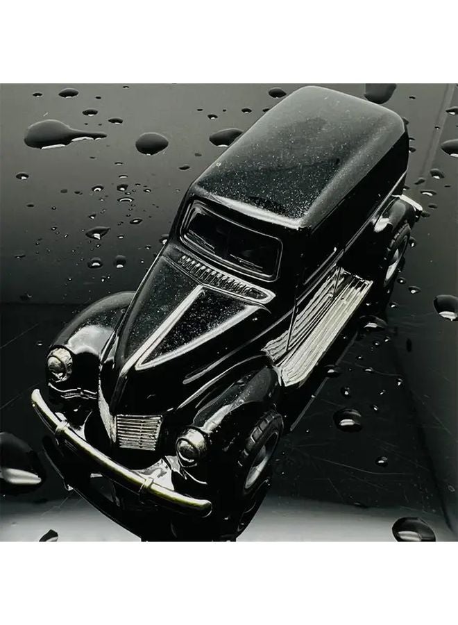 Black Vintage Classic Car Model Alloy Metal Plastic Collectible Toy Replica Retro Display - Image 1