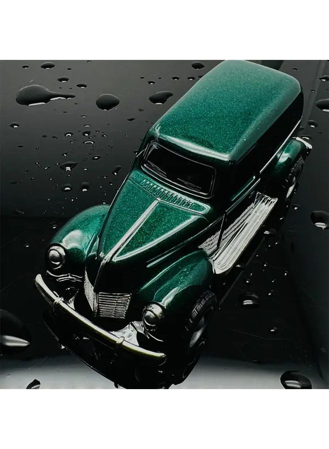 Black Vintage Classic Car Model Alloy Metal Plastic Collectible Toy Replica Retro Display - Image 5