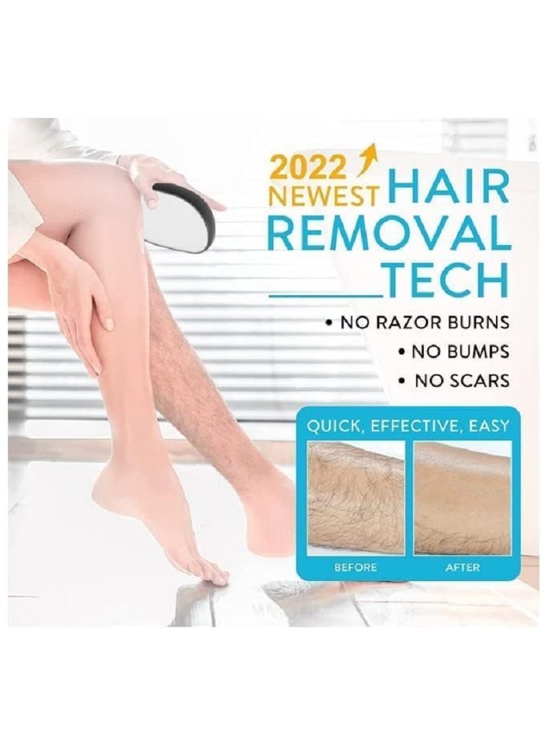 آلة إزالة الشعر بدون ألم من هانسو - مجهود، تقشير لطيفة محمولة لإزالة لبشرة ناعمة حريرية (متعددة الألوان) - Image 5