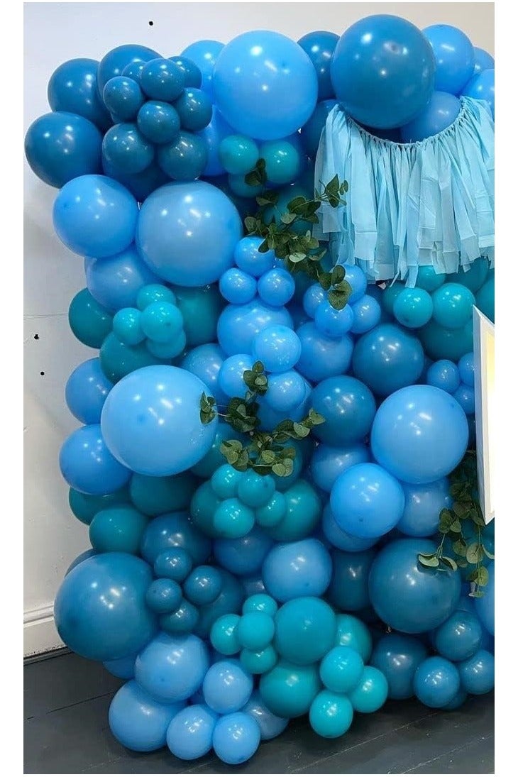 100 Pack 12 inch Round Helium Light Blue Balloons for Baby Shower Wedding Birthday Party Decorations - Image 5