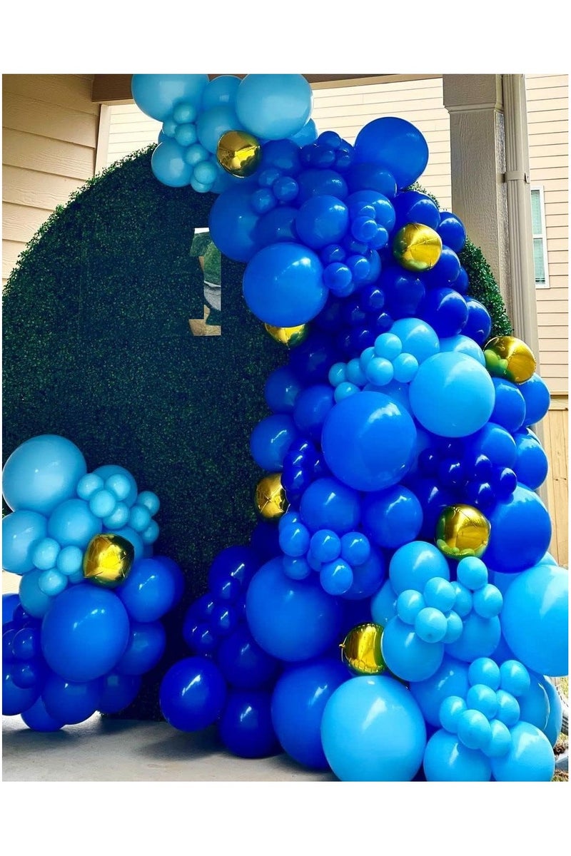 100 Pack 12 inch Round Helium Light Blue Balloons for Baby Shower Wedding Birthday Party Decorations - Image 4