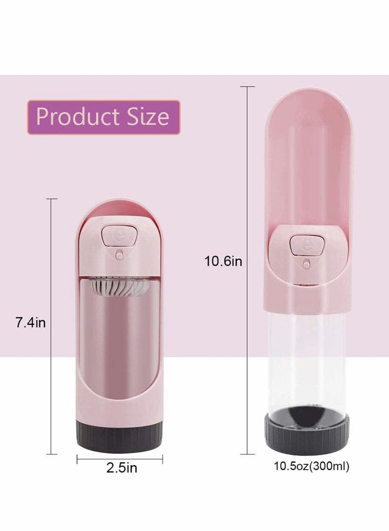 SYOSI Portable Pet Water Bottle, Travel Water Cup Dispenser for Dogs Cats Small Animals, Antibacterial Drawer-Style Reversible, Lightweight Leak Proof BPA Free Food Grade Outdoor Drink Bottle - Image 5