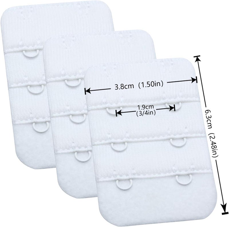 Wingslove Womens Bra Extender Bra Band Breathing room 3pcs-Pack Multi-size - Image 2