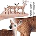 EOIVSH 20PCS Plastic Forest Animals Figures Realistic Woodland Creatures Figurines Miniature Toys Animal Tree Kit Wild Animal Toys Gift for Kids Toddlers Party Favors Cake Topper Diorama Supplies - Image 4